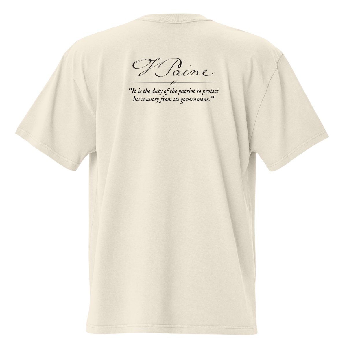 THOMAS PAINE - SIGNATURE COLLECTION - Unite or Dye